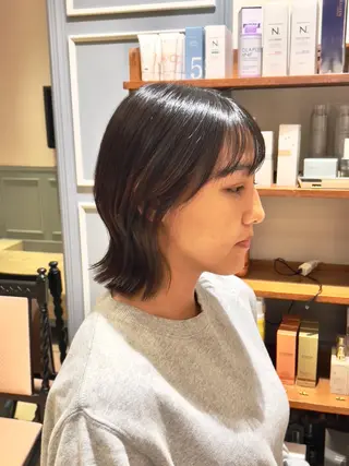 ミディアム 小野まさや /ショートカットのヘアスタイル