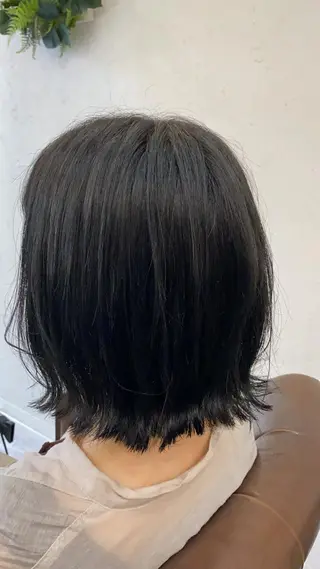 ミディアム カラー 🟢NEGi🟣 🫧髪質改善のヘアスタイル