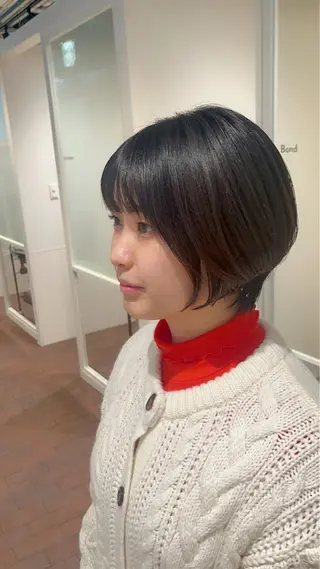 ショート マンツーマン 縮毛矯正/マユコのヘアスタイル