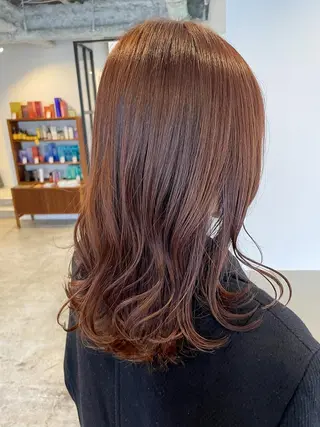 ミディアム カラー ゆるふわガーリーst yle🩰yuukaのヘアスタイル