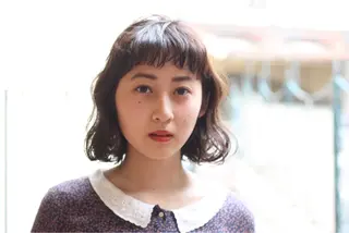 ミディアム ヘアアレンジ 菊池 栄里奈のヘアスタイル