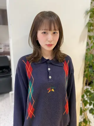 カラー RISAKO レイヤーカット🎀のヘアスタイル