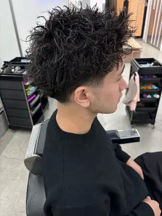 パーマ メンズ 土岐 仁/メンズ専門 パーマ特化美容師🔥のヘアスタイル