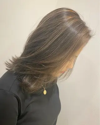 ミディアム sail hairのヘアスタイル