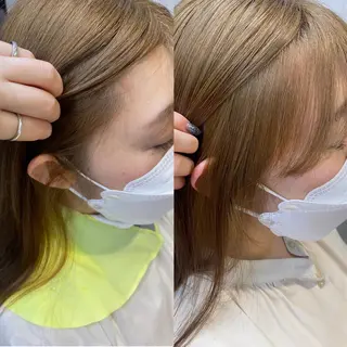 パーマ wakana 【ブリーチカラー】のヘアスタイル