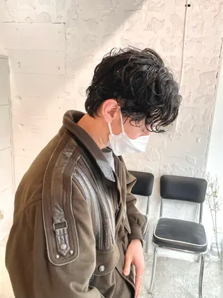 パーマ メンズ 🔥メンズショート 職人🔥大澤龍也のヘアスタイル