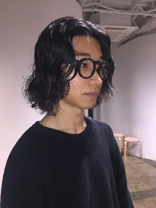 パーマ 髙林 優衣のヘアスタイル