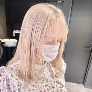 セミロング カラー ✨MiL✨ ✨心斎橋✨のヘアスタイル