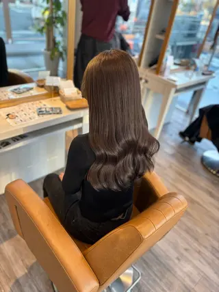 ロング カラー yui🥀/ボブ /ブリーチなしカラーのヘアスタイル
