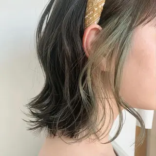 ミディアム カラー 韓国ヘア /男女☘️ 細江 美紅のヘアスタイル