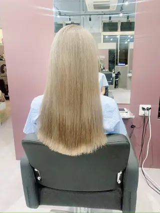 カラー 酸性ストレート 髪質改善のヘアスタイル