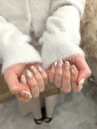 ネイル NAGISA🧁🎀 持ち込み⌇パラジェルのネイルデザイン