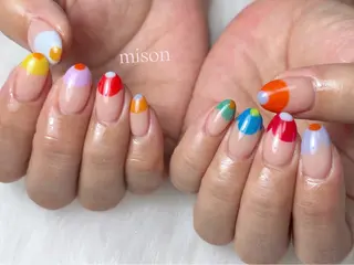 ネイル mison 安形友花のネイルデザイン