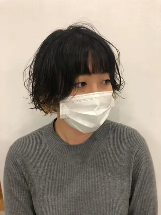 ショート 吉田一輝 外国人パーマのヘアスタイル