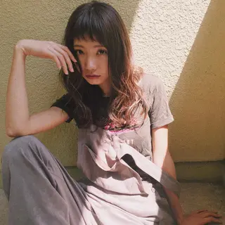 ミディアム ボブ/縮毛矯正 🌟梅田盛一🌟のヘアスタイル