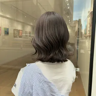 ミディアム 🎀クロスパーマ/ ボブ🎀MOMONAのヘアスタイル