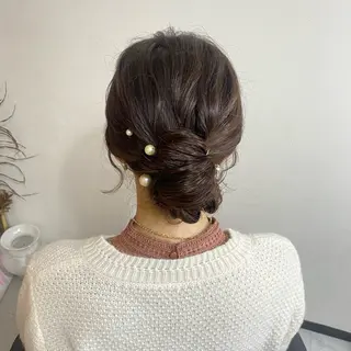 セミロング risa/恵比寿/ ヘアセットのヘアスタイル