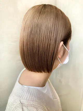 ショート カラー パーマ 波巻きスパイラルパー マ/シャドウパーマ駿のヘアスタイル