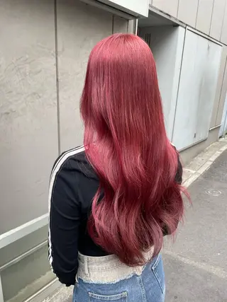 セミロング カラー 大人っぽ♡上品な暖色 ♡ブリーチなし♡のヘアスタイル