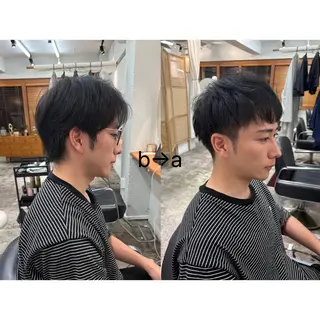 メンズ aiko【艶カラー ・ミニモ年内で終了】のヘアスタイル