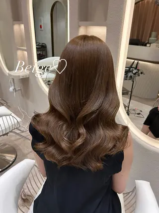 セミロング カラー 🩷韓国ヘア/ヨシン モリ🩷Maikaのヘアスタイル