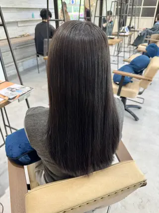 ロング カラー ブリーチなしwカラー /艶カラー/oukaのヘアスタイル