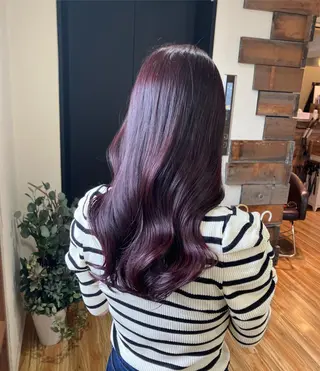 ロング 梅山 美侑のヘアスタイル