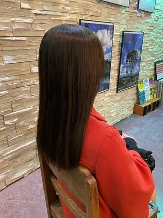 ロング カラー 菊池 大佑のヘアスタイル