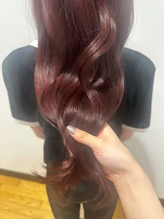 ロング カラー 和田 楓のヘアスタイル