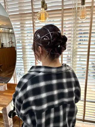 ロング ヘアアレンジ miku ヘアセット/着付けのヘアスタイル