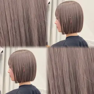 セミロング 結べるレイヤーカット /カラー/あさかのヘアスタイル