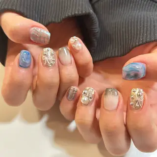 ネイル 春日井Dahlia Beauty中川のネイルデザイン