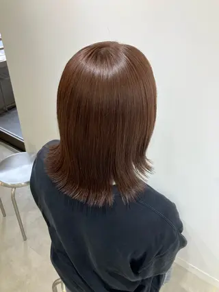 ミディアム 千葉 弥咲のヘアスタイル