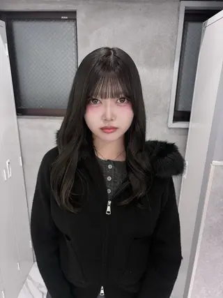 ロング カラー 心愛/天神/レイヤー /透明感カラー/艶髪のヘアスタイル