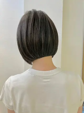 ミディアム カラー 顔周り/ブリーチなし /縮毛矯正🫧伊勢のヘアスタイル