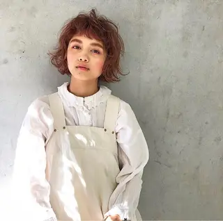 ショート happy  man 🌸クロスパーマ🌸のヘアスタイル