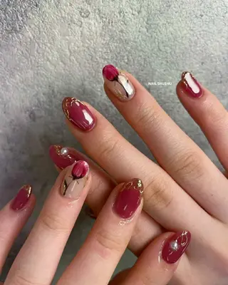 ネイル 3dパーツ/流行り 👧shushu❤️のネイルデザイン