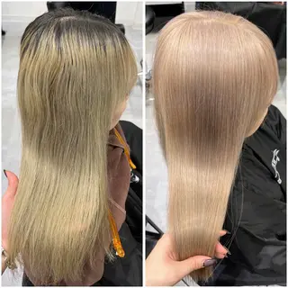 セミロング カラー MAKO ❤️🔥NEXTのヘアスタイル