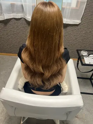 ロング エクステ・セット 専門店Sleekのヘアスタイル