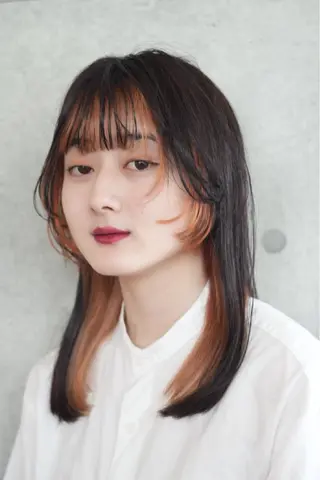 ロング カラー 吉田 悠人のヘアスタイル