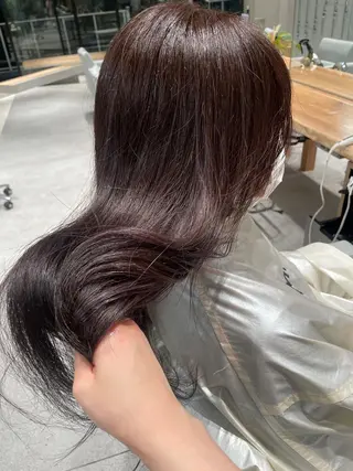 ロング カラー ハイトーンカラー/ ダブルカラー/EMIのヘアスタイル