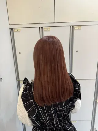 ロング カラー ブリーチなしwカラー /艶カラー/oukaのヘアスタイル