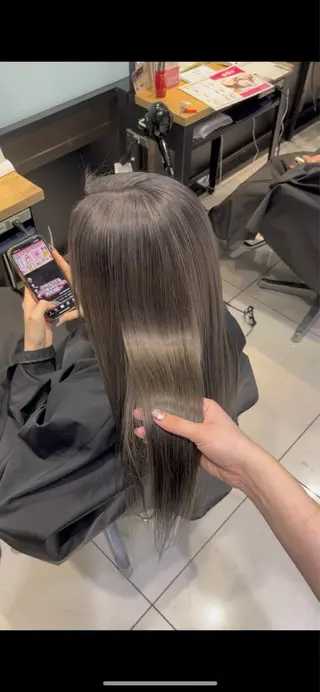 ロング カラー 透明感ダブルカラー/ レイヤー💕miyuのヘアスタイル