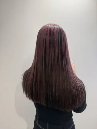 ロング カラー 大坪 壱成のヘアスタイル