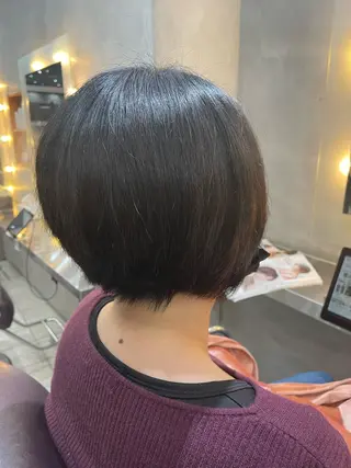 ショート 岡田 駿也のヘアスタイル