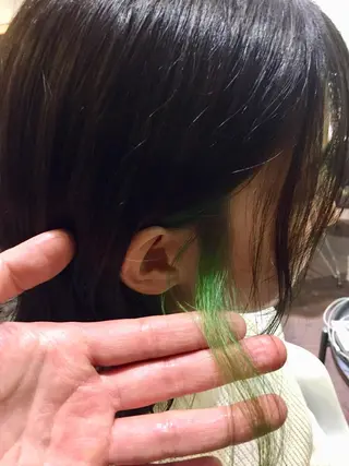 ミディアム カラー 韓国風◎　田中 勇也のヘアスタイル