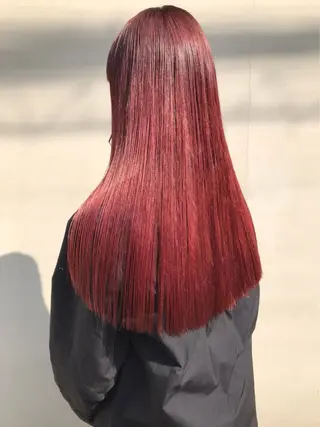 ロング コハル ブリーチモデル募集中のヘアスタイル