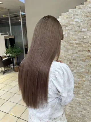 ロング カラー ヘアアレンジ ANKH CROSS ゆうかのヘアスタイル