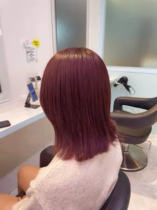 ショート カラー ヘアアレンジ 🇰🇷韓流暖色ヘア 🍒saaya🍒のヘアスタイル