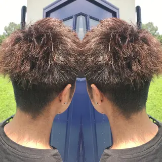 ショート パーマ メンズ 重政 和樹のヘアスタイル